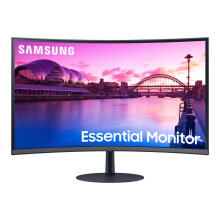 Monitor de PC curvo - SAMSUNG LS27C390EAUXEN - 27" 4K - Painel VA - 4 ms - 75Hz - Inclinável - Alto-falantes
