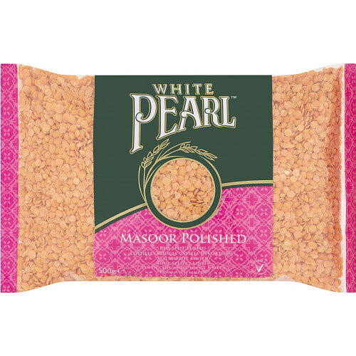 White Pearl Red Split Lentils 500g (Pack of 10)