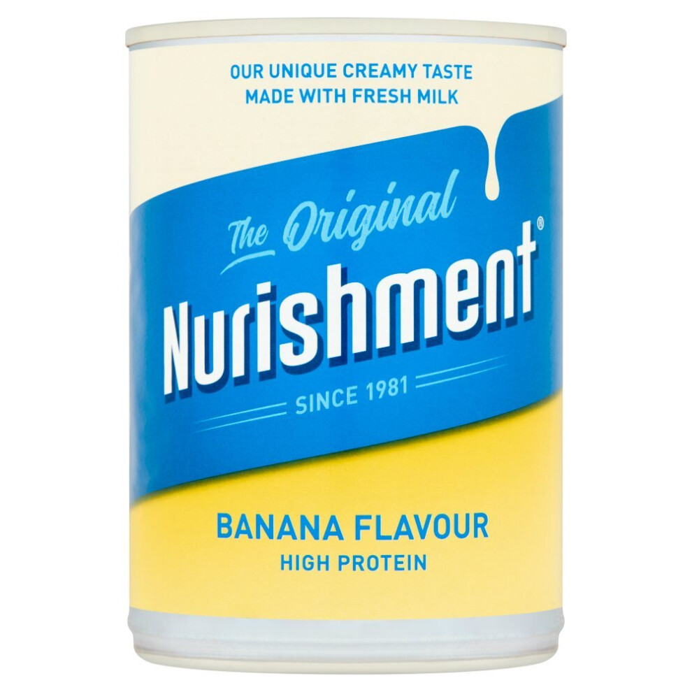 Dunn`S River Nurishment The Original Banana Flavour 400G (Pack Of 12)