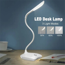 360° LED Reading Light 3 Modes Dimmable Eye-Caring Desk Lamp