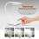 360° LED Reading Light 3 Modes Dimmable Eye-Caring Desk Lamp 4