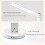 Double Lamp Cap Led Foldable Reading Lamp Desk Study Light 7