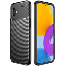 Carbon Fibre Case for Galaxy XCover 6 Pro [CarbonFlex Case] Flexible, Shockproof, Slim, Soft TPU Protective Shell Cover with Carbon Fibre Detailing