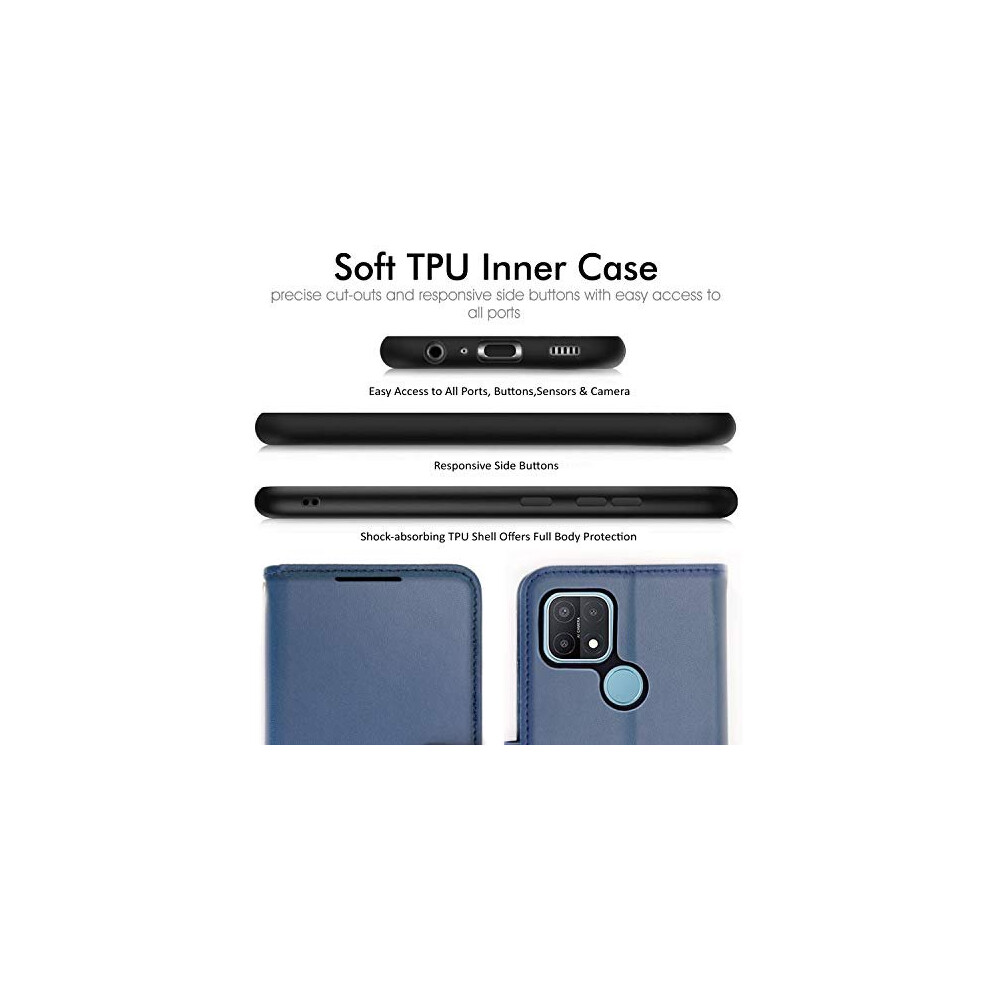 blue--techgear-leather-wallet-case-for-oppo-a15---a15s---flip-protective-case-cover-with-wallet-card-holder--stand---wrist-strap