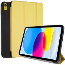 (Yellow) TECHGEAR iPad 11 2025 & iPad 10 2022 (11th / 10th Generation) Smart Case Slim Tri-fold Stand Cover with Corner Protection [Auto Wake / Sleep]