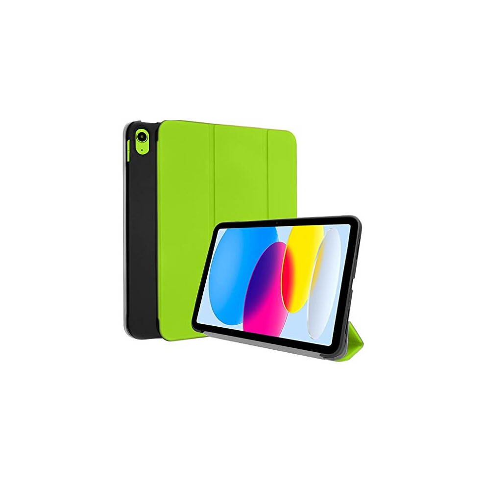 (Green) TECHGEAR iPad 10, 10th Generation 10.9" Smart Case Slim Smart Case Tri-fold Stand Cover with Corner Protection [Auto Wake / Sleep] for iPad 20