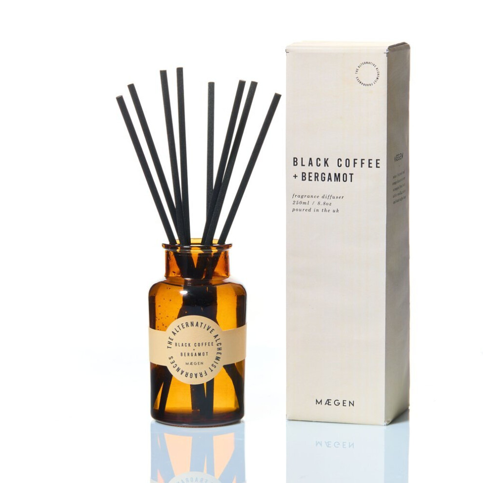 Maegen Alchemist Range Reed Diffuser - Black Coffee & Bergamot