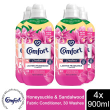 (Buy 4 - Honeysuckle & Sandalwood) Comfort Creation Fabric Conditioner, 30-wash