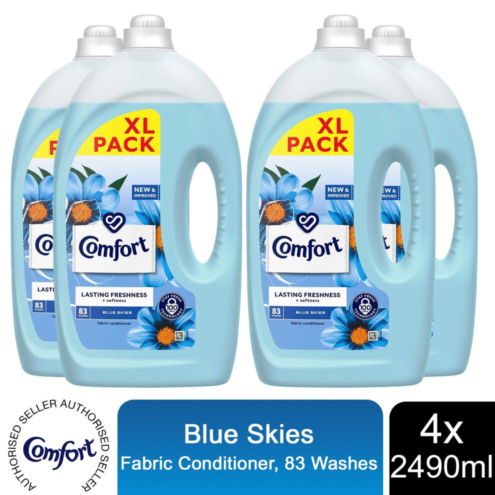 (Buy 4) Comfort Fabric Conditioner Blue Skies 2490ml - 83W