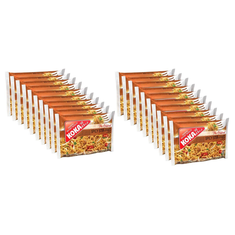 (Pack of 20) StirFried Flavor Oriental Style Instant Noodle 85g