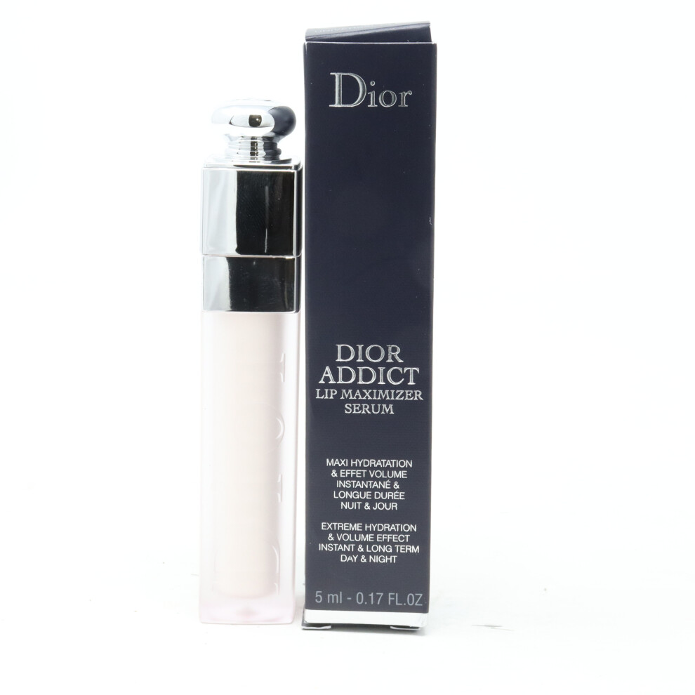 Dior Addict Lip Maximizer Serum 000 Universal Clear 0.17oz/5ml New With Box