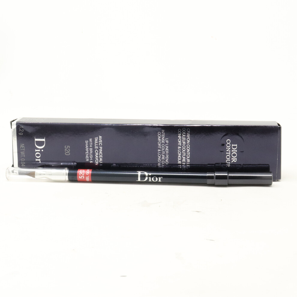Dior (520 Feel Good) Contour Lip Liner Pencil 0.04Oz/1.2G New With Box