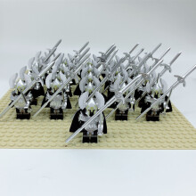 21pcs Surgeon Guard Swan Soldier Gondor Ragnarok Building Blocks Medieval Figurine Assembled Toys