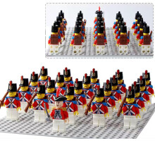 (PG996) 21PCS Imperial Naval Formation Naval Forces Governor Medieval Pirate Building Block Figure Toy+Base Plate