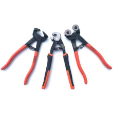 GOBEST hand tile cutter pliers set 3 pcs, Tungsten jaws, soft grip handles