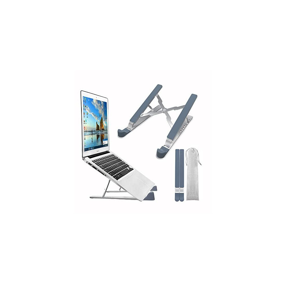 Techshak Laptop Stand For Desk - Adjustable Laptop Riser For Desk, Aluminum Ergonomic Computer Stand For Home Office, Ventilated Macbook Sta 5070000964102