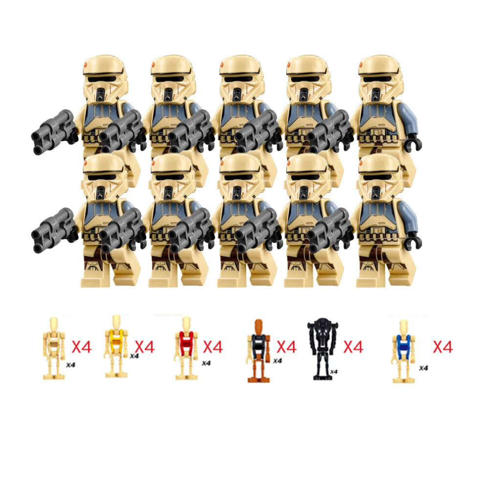 (Star Wars C  34pcs) Star Wars Clone Troopers Minifigures Gift Fit Lego