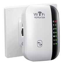 WiFi Booster Range Extender 300Mbps WiFi Signal Booster 2.4GHz Wireless WiFi Repeater Internet Booster Supports Repeater/AP/WPS Wi-fi Extend