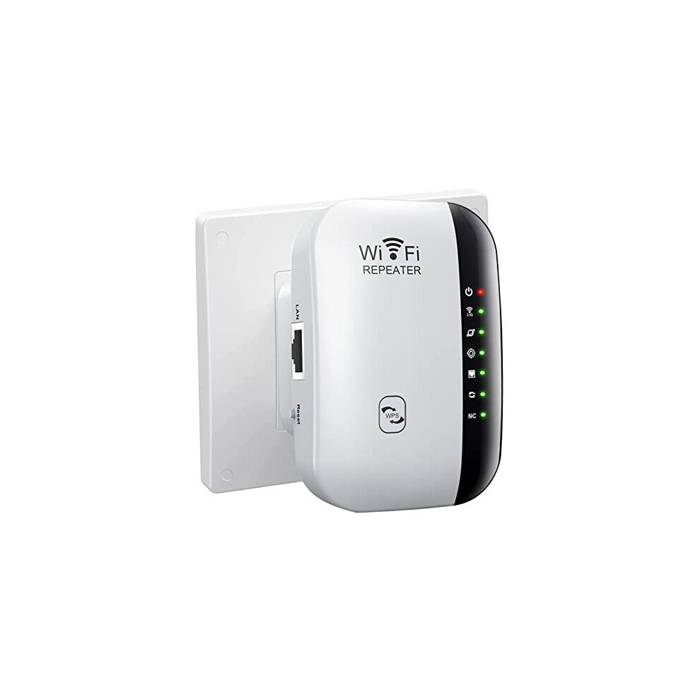 Wifi Booster Range Extender 300Mbps Wifi Signal Booster 2.4Ghz Wireless Wifi Repeater Internet Booster Supports Repeater/Ap/Wps Wi-Fi Extend 761875892731