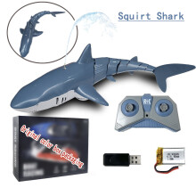 ( Blue) Remote Control Sharks Toy for Boys Kids Girls Rc Fish Animals Robot Water Pool Beach Play Sand Bath Toys