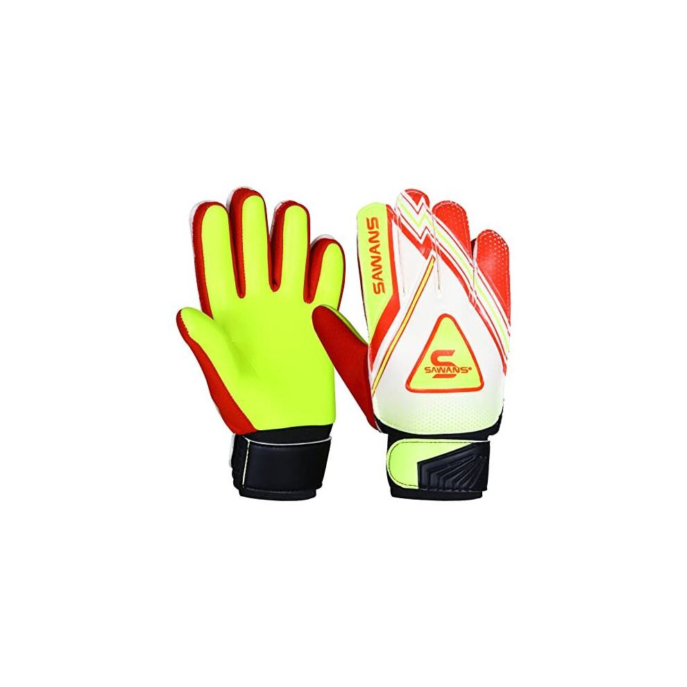 Football Goalkeeper Gloves Boys Kids Children Youth Adult Soccer Goalie Protection Goal Keeping Gloves Finger Support Wrist Junior Anti Slip