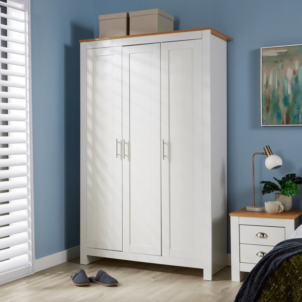 Camden 3 Door Bedroom Wardrobe Storage Unit