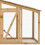 Kippenkooi van massief grenenhout 70.1"x26.4"x36.2" 6