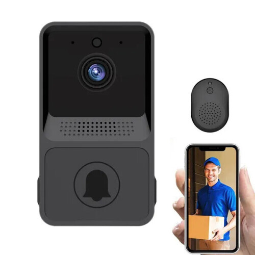 Wireless WiFi Video Doorbell With Chime Real-time Intercom