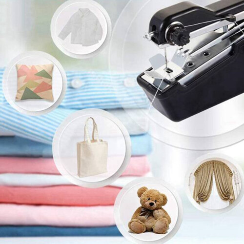 Handheld Sewing Machine, Portable Mini Sewing Machine for Beginners, Cordless Electric Stitching Machine with Sewing 2