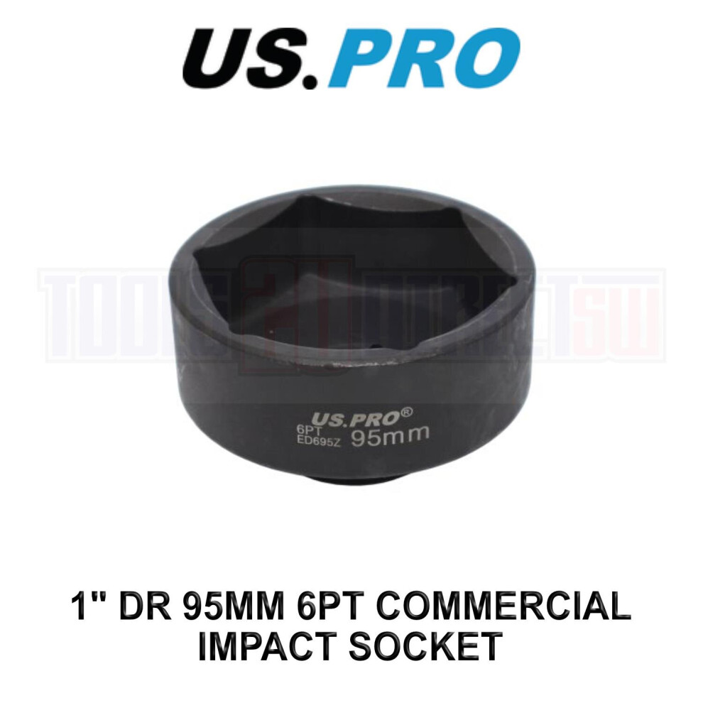 US PRO Tools 1" DR 95mm 6pt Commercial Impact Socket 3960