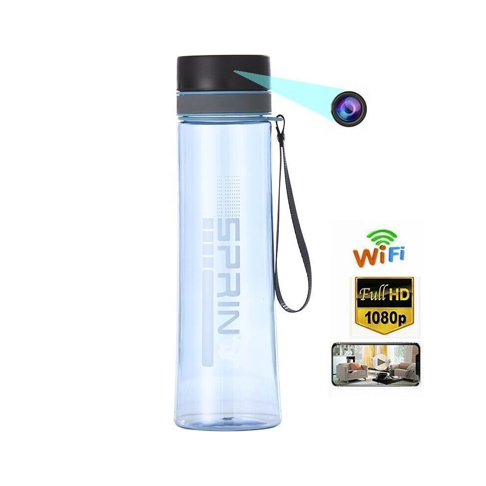 128GB 1080P 2MP Water Bottles Camera H.264 3-Hour Recording