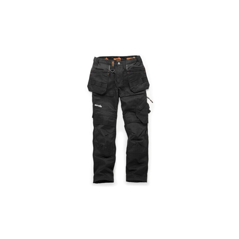 (Size 14 long) Scruffs Womens Trade Flex Holster Trouser Black