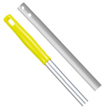 (Yellow) JanSan Lightweight Aluminium E Clip Handle 54" 137cm Blue