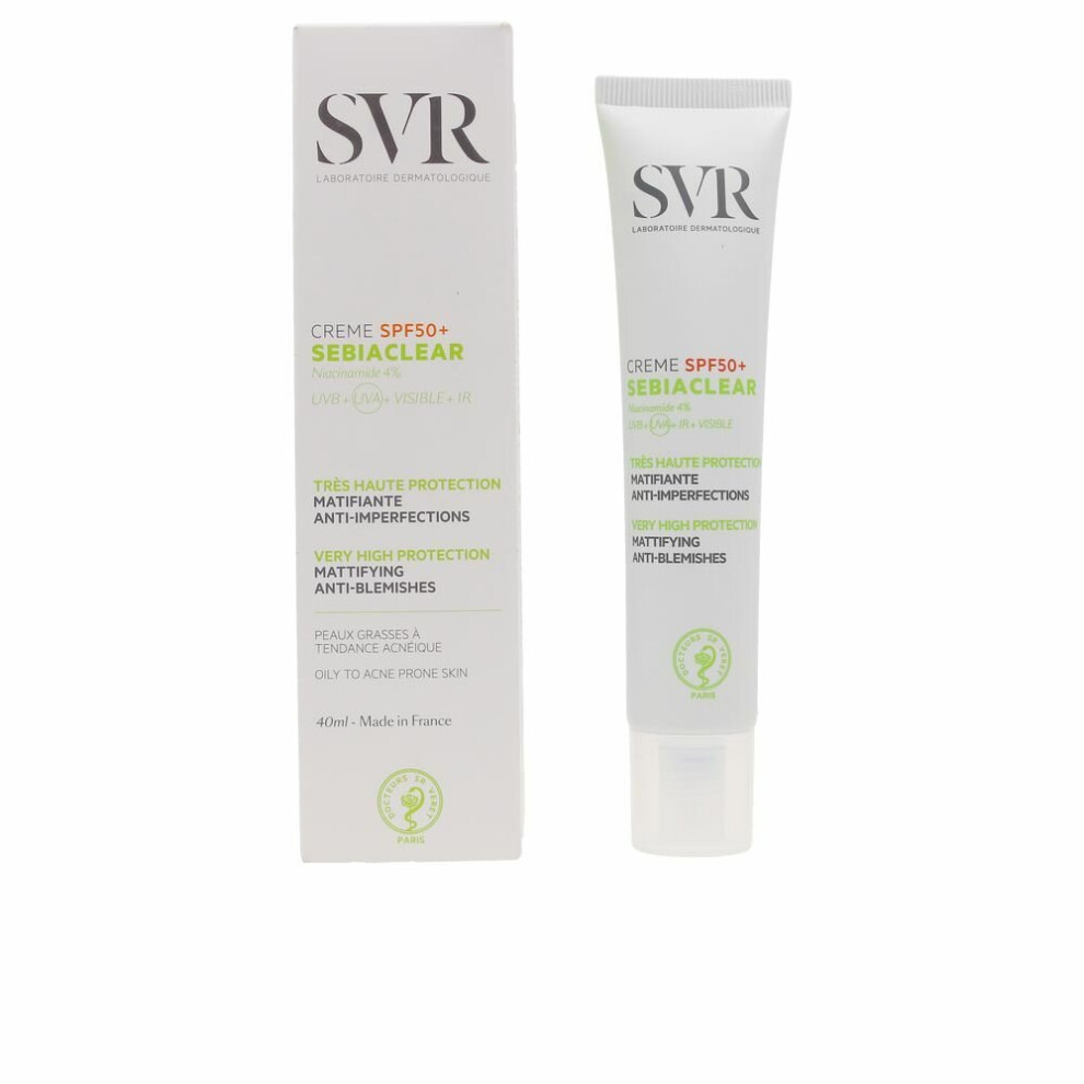 Svr Sun Block Sebiaclear Anti-Imperfections Sebum-Regulating (40 Ml)