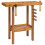 VidaXL vidaXL Solid Wood Acacia Workbench with Vices 92x48x83 cm Wooden Work Table 1