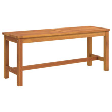 (110 x 35 x 45 cm) vidaXL Garden Bench Solid Wood Acacia Wooden Outdoor Bench Seat Multi Sizes