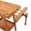 VidaXL vidaXL Solid Wood Acacia Workbench with Vices 92x48x83 cm Wooden Work Table 8