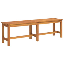 (150 x 35 x 45 cm) vidaXL Garden Bench Solid Wood Acacia Wooden Outdoor Bench Seat Multi Sizes