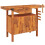 VidaXL vidaXL Solid Wood Acacia Workbench with Drawer and Vices Wooden Work Table 1