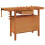 VidaXL vidaXL Solid Wood Acacia Workbench with Drawer and Vices Wooden Work Table 6