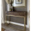 Mid Century Console Table Modern Storage Sideboard Gold Metal Vintage Hallway 1