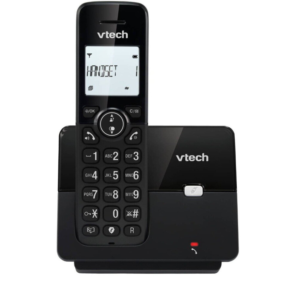 VTech CS2000 Single Digital Cordless Home Telephone DECT Caller ID Black