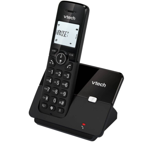 VTech CS2000 Single Digital Cordless Home Telephone DECT Caller ID Black 2