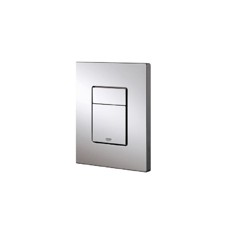 Grohe Skate Cosmopolitan WC Dual Flush Button Chrome Wall Plate 38732 000 Square