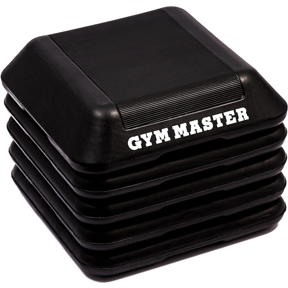 GYM MASTER Deluxe Adjustable Aerobic Stepper Board