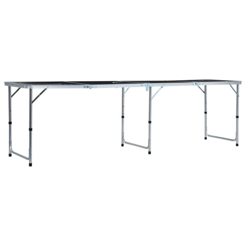 vidaXL foldbart ølpongbord 240 cm sort 1