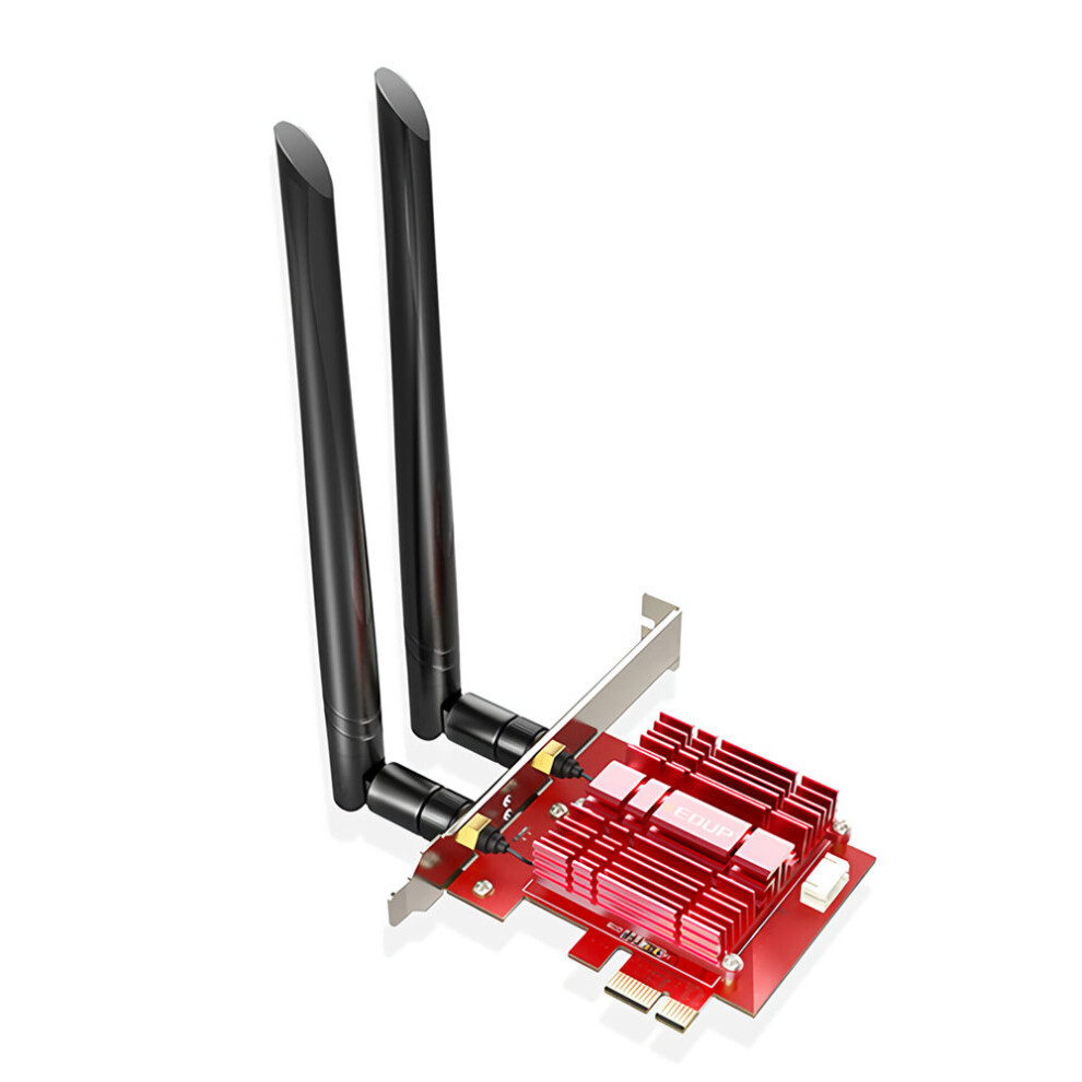 Edup Ep 9636Gs Pcie Card 3000Mbps Wifi 6 Intel Ax200 Pci Express Bluetooth5.0 Wifi Receiver Wireless Network Card Adapter For Desktop Pc Windows10 L 6901250860397