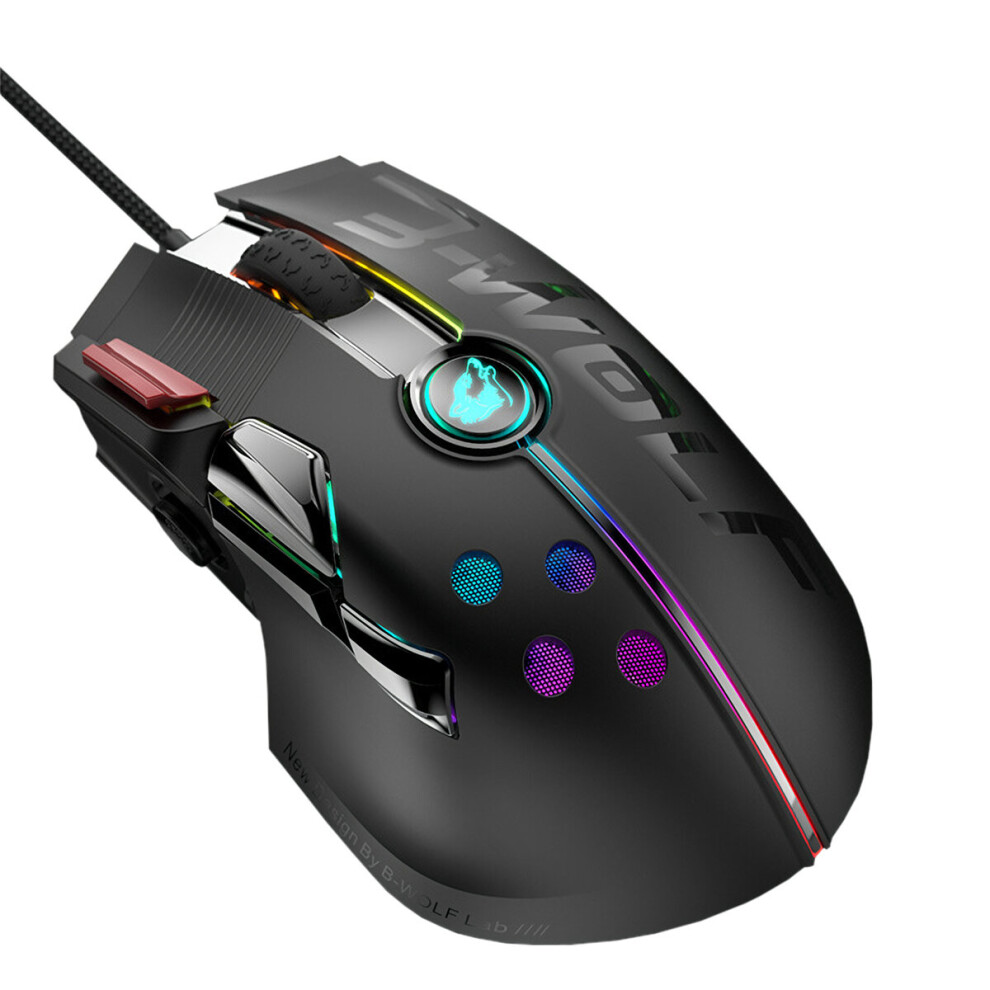 Ziyoulang M2 Wired Gaming Mouse Breathing Rgb Backlit Honeycomb Hollow 12000Dpi Macro Programming Usb Wired Gamer Mice For Desktop Computer Laptop Pc 6900082802667
