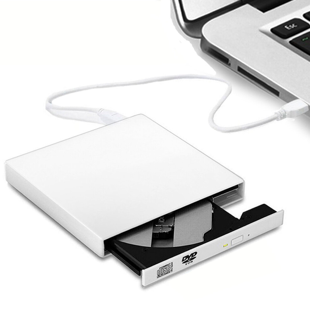 USB 2.0 External Combo Optical Drive CD DVD Player Burner for PC