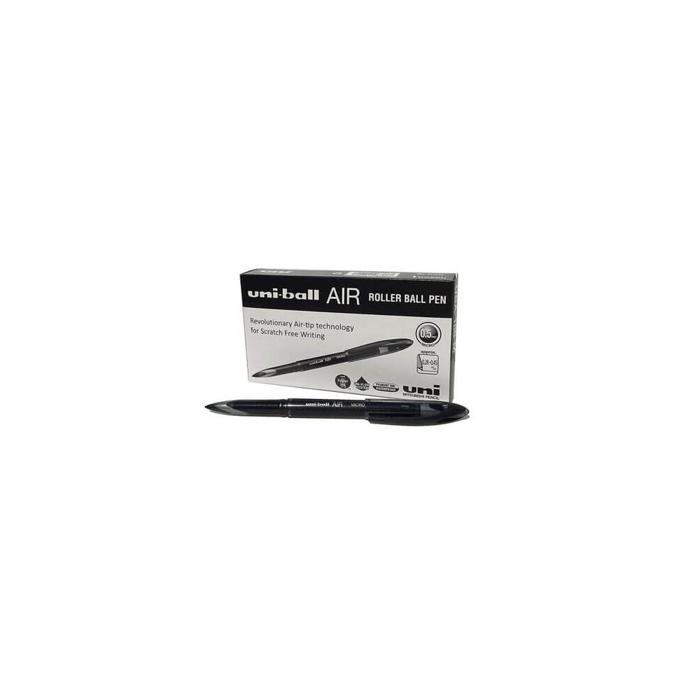 Uni-Ball Uni Air Liquid Ink Micro Rollerball Pen 0.5Mm 12Pcs